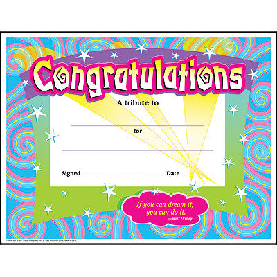 Congratulations/Swirls