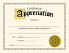 Certificate of Appreciation