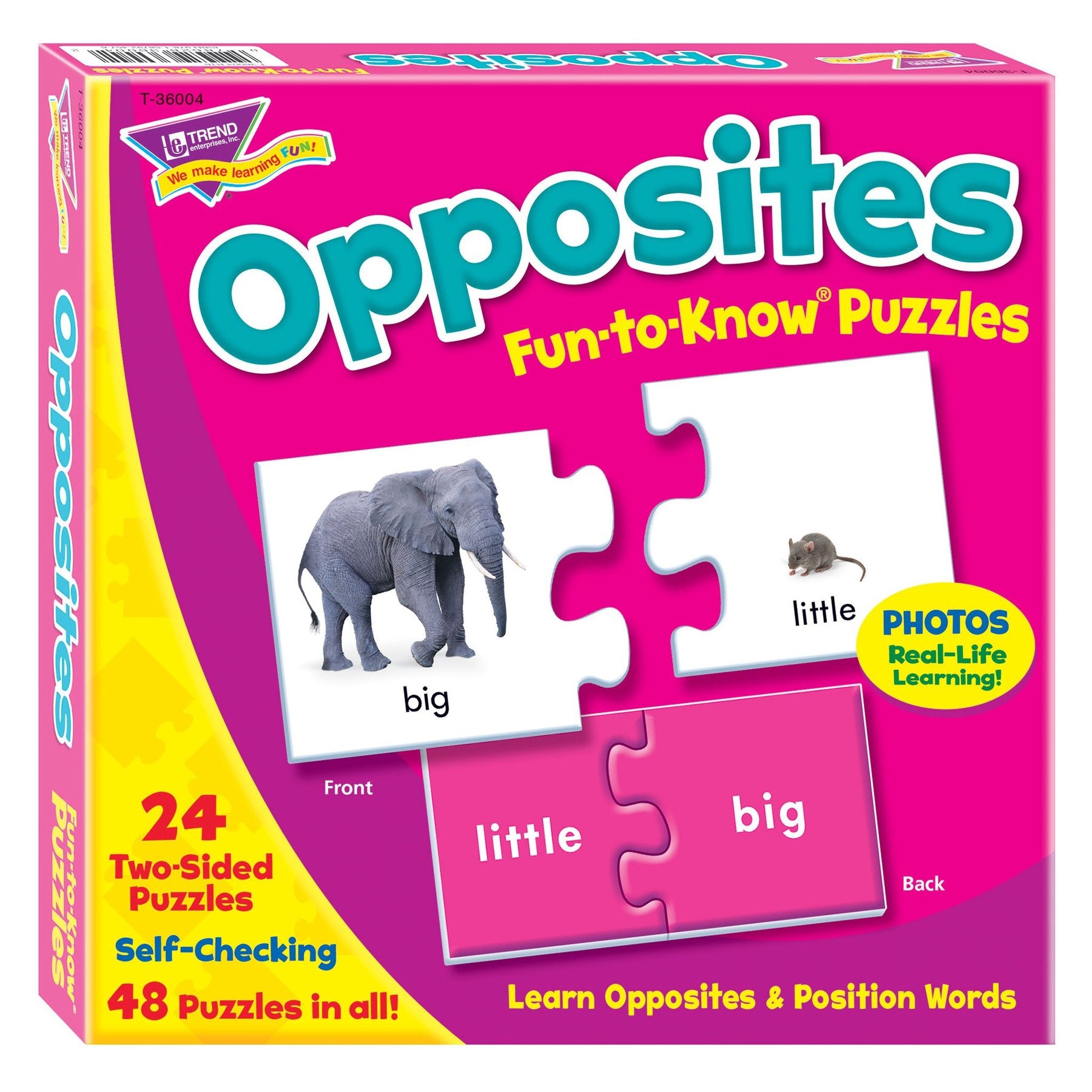 Opposites Fun-to-Know® Puzzles