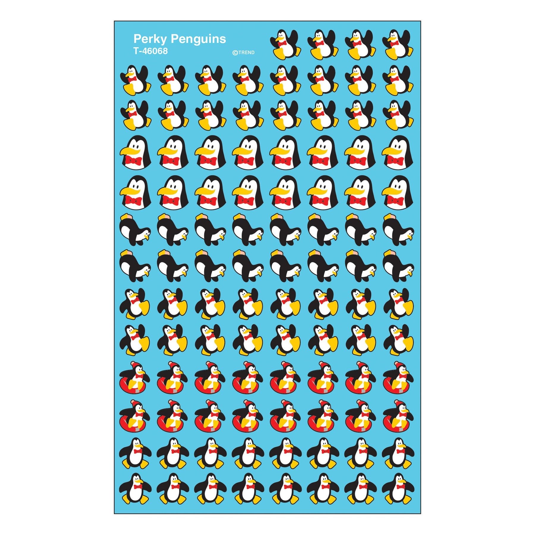Perky Penguins superShapes Stickers