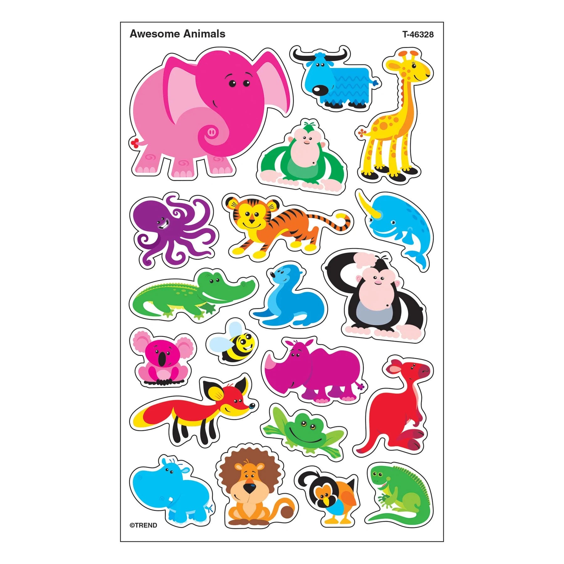 Awesome Animals superShapes Stickers – Large