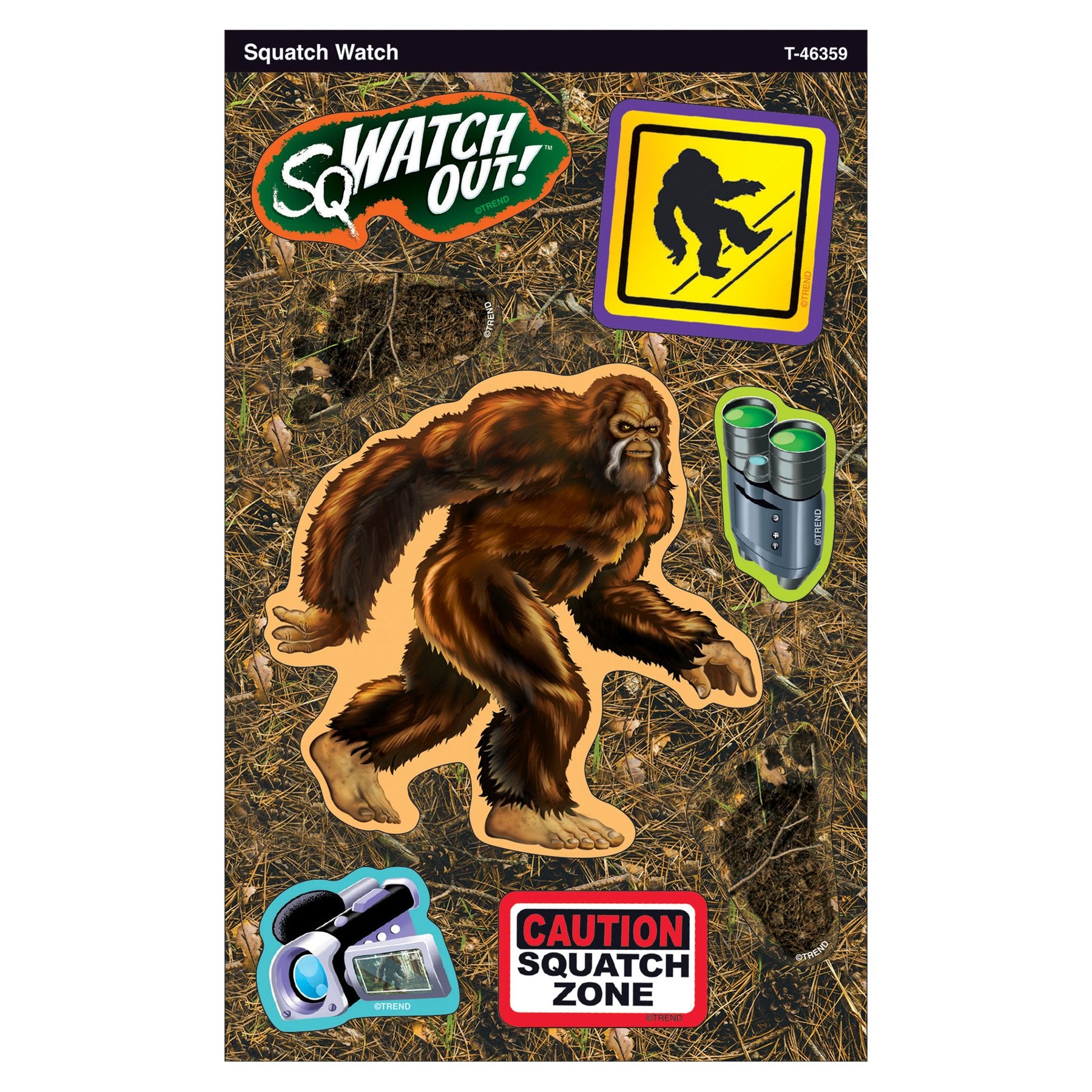 Squatch Watch superShapes Stickers – Large
