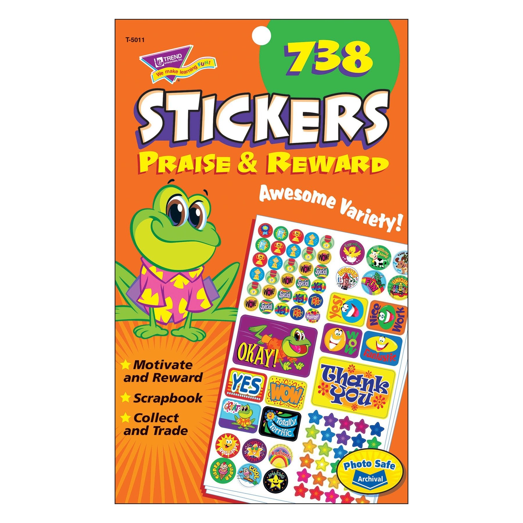 Praise & Reward Sticker Pad
