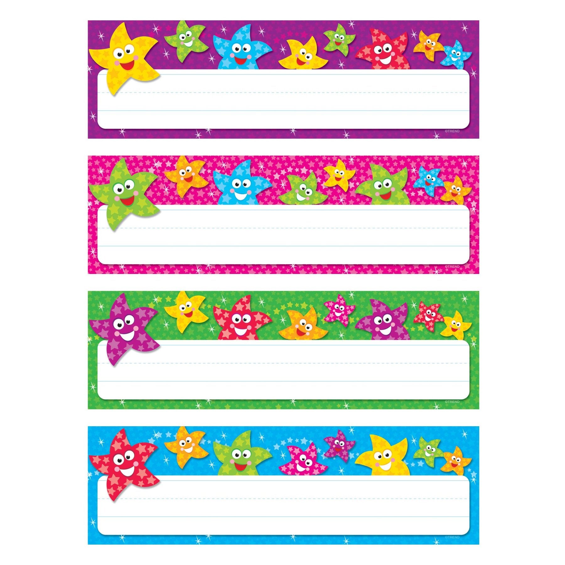 Dancing Stars Desk Toppers® Name Plates Variety Pack