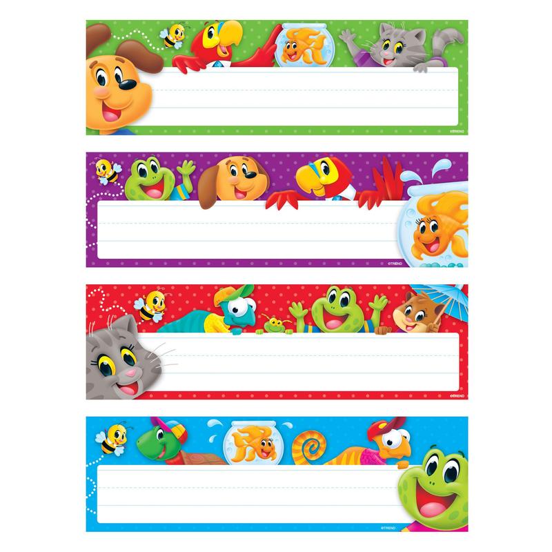 Playtime Pals™ Desk Toppers® Name Plates Variety Pack
