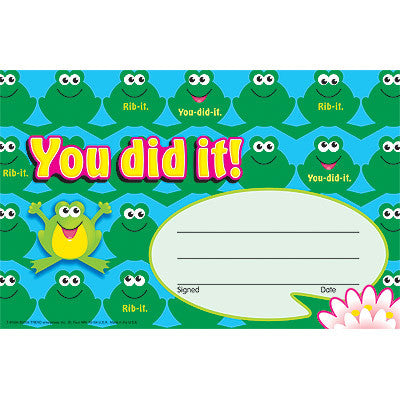 You did it! (Frogs)